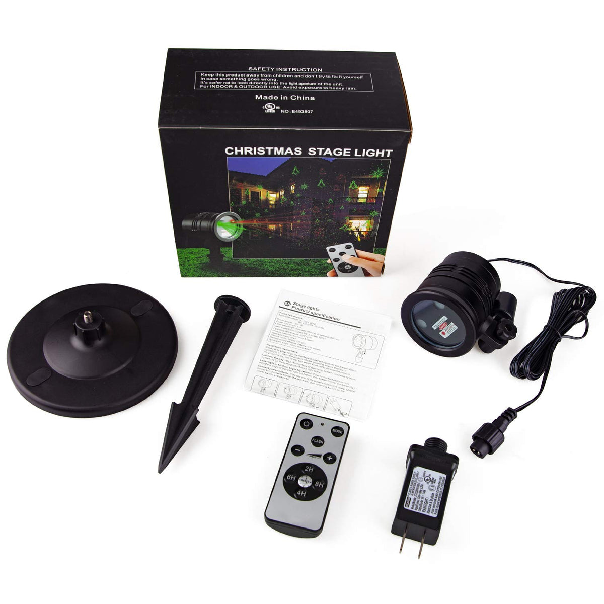 Proyector láser navideño YINUO con control