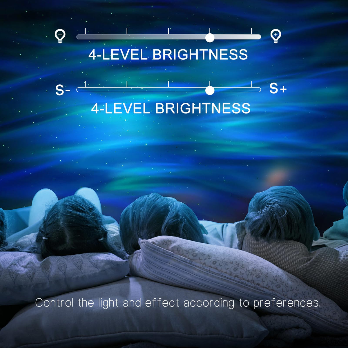Proyector de auroras HODANS con parlante Bluetooth