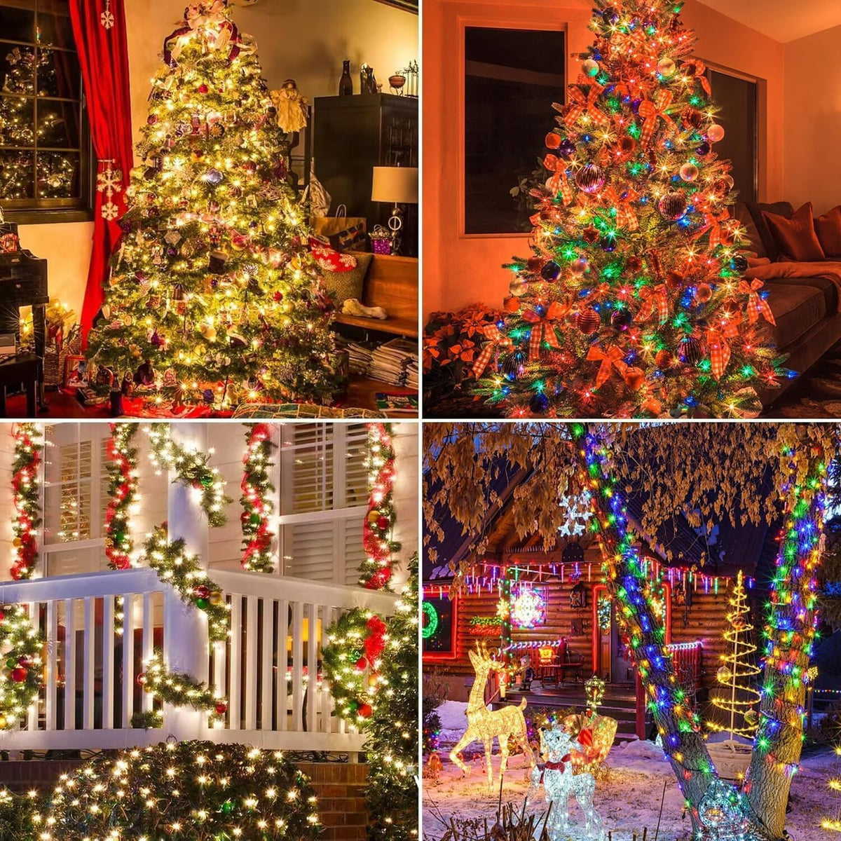 Luces navideñas MZD8391, 300 LED con control