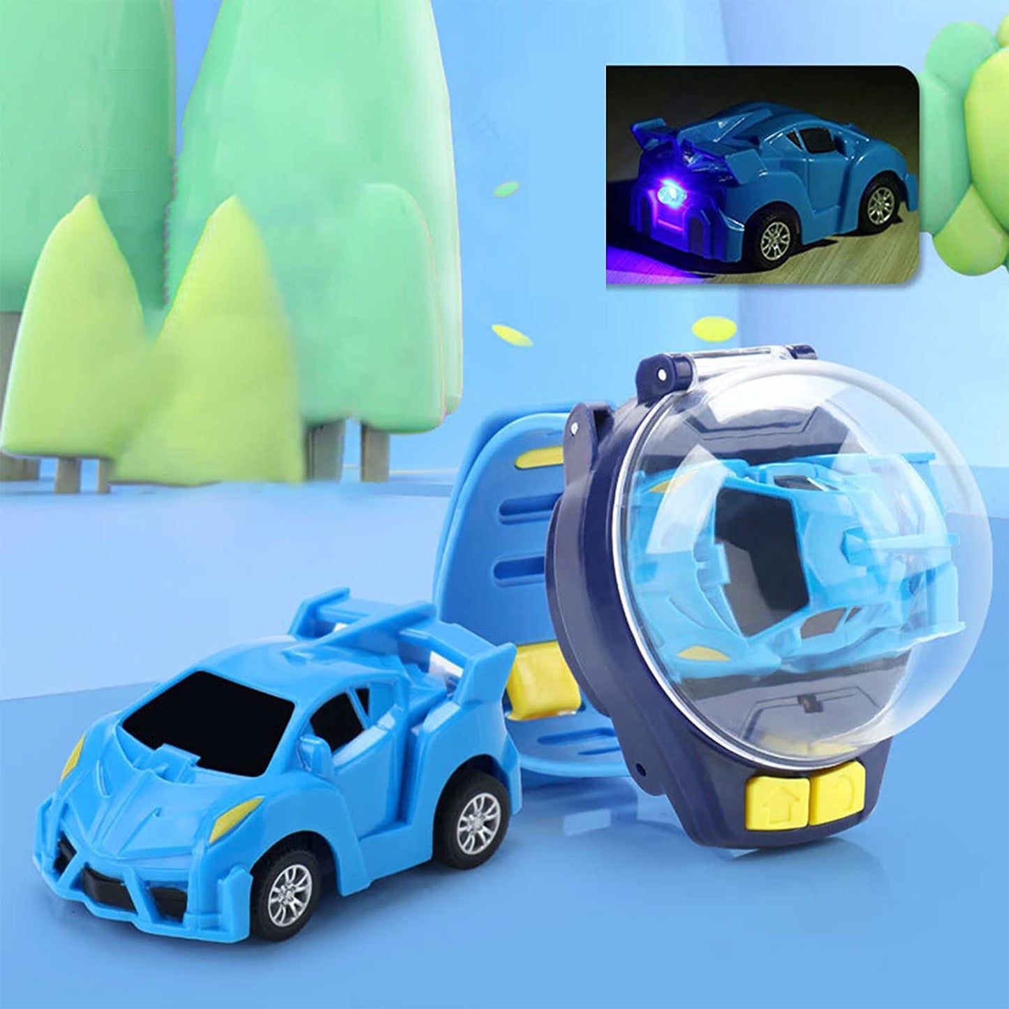 Reloj con coche remoto para niños